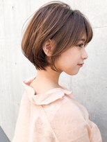 キリ 表参道(kyli)&nbsp;小顔カットハイライトカラーオリーブカラーセミウェットウェーブ