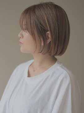ファブ 千葉店(FaB) フェザーバング/カーキグレージュ/マッシュショートボブ[千葉駅]