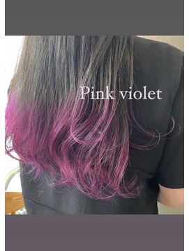 アンドレ ヘア デザイン(Andre Hair Design) pink violet color