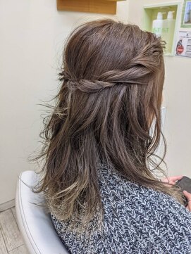 アグリエイブル(hair Agreeable) カラー、アレンジ