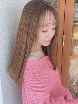 ルービック(Rubik's) 髪質改善トリートメント×ブリーチなし透明感ストレートベージュ