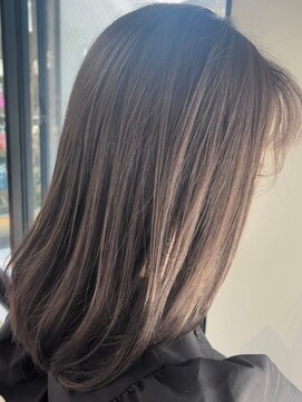 ハーバーズ バイ エムスラッシュ 鎌倉由比ヶ浜(Harbors by M.SLASH) HARBORS鎌倉/モカブラウン/内巻きワンカール/エアストレート