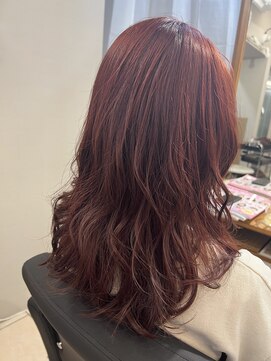 サロン ド ビカ(Salon de bika) ミディアムロング×ピンクカラー