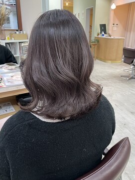 キュオンシア(CUEON. ciea) ミディアム×ラベンダーカラー
