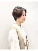 【松戸 藤原】ショート ボブ　前髪無し大人かわいい