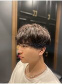 【銀座理容室】【銀座美容室】マッシュスタイル