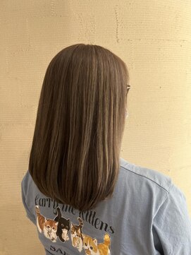 リフレアンドケア ミチ 幸町店(refre&care MICHI) 【MICHI refre店　佐藤彩】ミルクティカラー