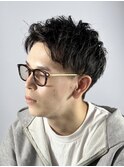 メンズショート×ツーブロックパーマ
