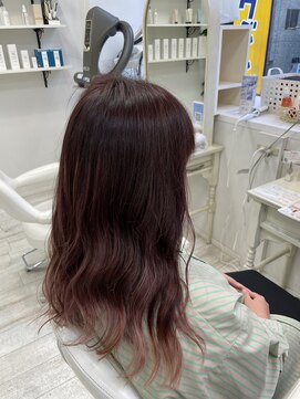 アルターシェリー(aL-ter che'rie) デザインカラー＋グラデーションカラー[黒髪/グレーベージュ]