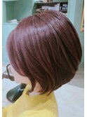 20代30代40代似合わせカット/レッドブラウン/イメチェン