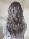 【La fith】透明感グレイアッシュ☆ほつれロングスタイル