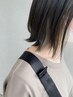 全体カラー&インナーイヤリングカラー　(ブリーチ1回)　￥15000
