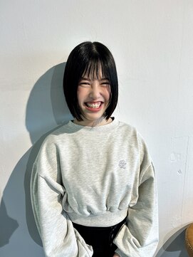 ファンファンバイルー 岐阜(fan fun by Rooo) ぷつっとミニボブ