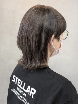 メグロ 相模大野(MEGURO) 白髪ぼかし/ミニウルフ/チェリーブラウン/ホワイトグレージュ78