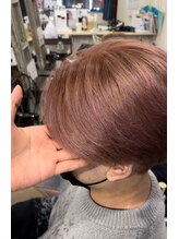 ヘアリゾートエーアイ 浅草店(hair resort Ai) ハイトーンピンクベージュ