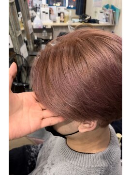 ヘアリゾートエーアイ 浅草店(hair resort Ai) ハイトーンピンクベージュ