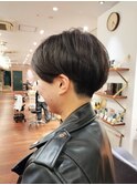 刈り上げ丸みショート/ショートカット/ショートヘア/30代/40代