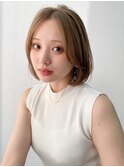 前髪 外ハネボブ ワイドバング イメチェン 美髪"