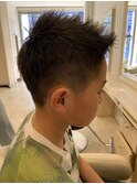 さわやかキッズショート小学生男の子人気刈り上げツーブロック