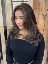 アップ(A+hair)&nbsp;ハイライトカラーミルクティーケアブリーチ白髪ぼかし髪質改善