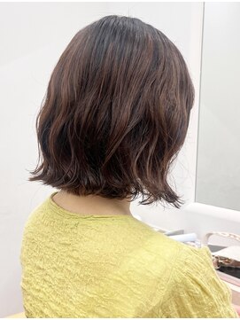 ガーデンヨコハマ(GARDEN YOKOHAMA) デジタルパーマ/コテ巻き風/ボブ/ボブパーマ/丸型