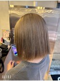 #ダブルカラー#カット#グレージュ