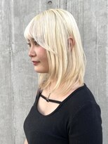 シーン(seen)&nbsp;【ホワイトブロンド】ブリーチハイトーンミルクティーベージュ