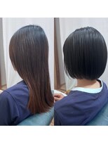 ナイン 田辺(nine)&nbsp;バッサリイメチェン♪ 骨格に合ったボブ