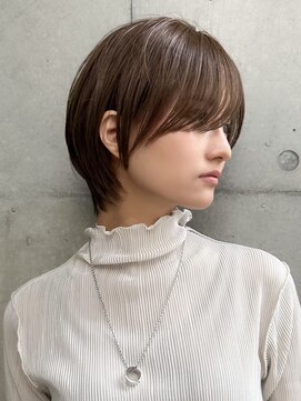 ギークス(GEEKS) 【GEEKS渋谷】ショートレイヤー/冬ヘア/ナチュラルブラウン/小顔