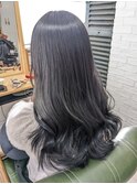 ブルーブラックグラデーション×アプトグロス大人可愛い20代30代