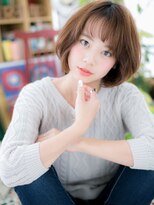 カバーヘア ブリス 北浦和(COVER HAIR bliss)&nbsp;斜めバングひし形シルエット小顔ミニマルボブh4北浦和30代40代