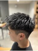 MEN’S HAIR/波巻ツイストスパイラル/フェザーパーマ/柏