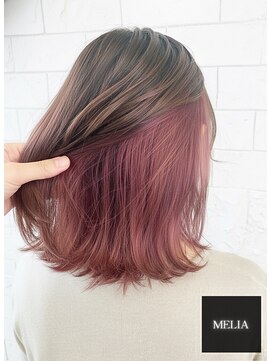 メリア(MELIA) インナーカラー#浦和#美容院#南浦和#縮毛矯正#髪質改善#艶髪