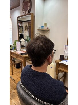 白髪ぼかしハイライト