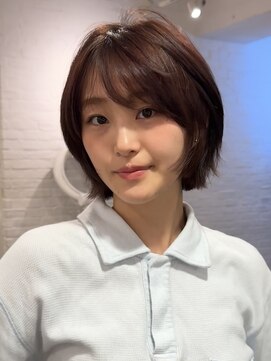 アビー(ABBEY) 顔周りの動きが可愛いレイヤーボブスタイル◎/顔周りレイヤー