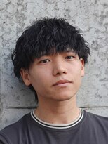 ハニー(HONEY)&nbsp;縦落ちツイスパ/ツイストスパイラルパーマ/岡崎メンズパーマ