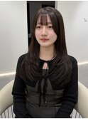 韓国レイヤー/ワンカールで盛れるレイヤー/顔周りカット