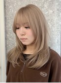 明るめミルクティーベージュミルクティーグレージュラテベージュ