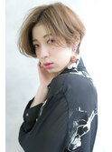 【Blanc/天王寺】センターパート_ショートボブ