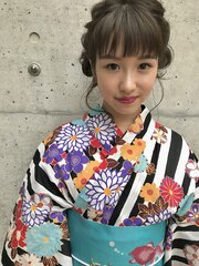 【kawase_mai】大人可愛い10代20代30代40代　浴衣アレンジ