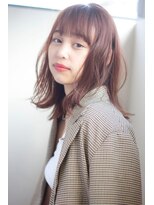 【添田】ワンレン,切りっぱなしも大人かわいいボブ外ハネロブ