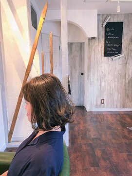 リンネ ヘアサロン(linne hairsalon) ボブスパイラル巻きスタイル