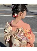 編み込みアレンジ