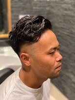 プレミアムバーバー 目黒店(PREMIUM BARBER produce by HIRO GINZA) 定番☆フェードカットパーマスタイル