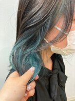 ノチ(Noci)&nbsp;【和田寧々】エメラルドグリーン/推しカラー/インナーカラー