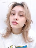 ナチュラルレイヤーヘア_Aラインボブマロンベージュ_28383
