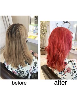 クレン 真嘉比店(Cre'ne) ハイトーンレッド