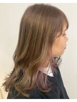 ソラ ヘアーメイク(SORA HAIR MAKE) ピンクバイオレットインナーカラー