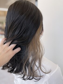 アプリバイリアン 浦和2号店(appri by Rien) イヤリングカラー/インナーカラー/アッシュベージュ