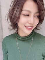 ムイミ(muimi)&nbsp;【外はねミディアムボブ】くびれヘア/アースカラー/伸ばしかけ